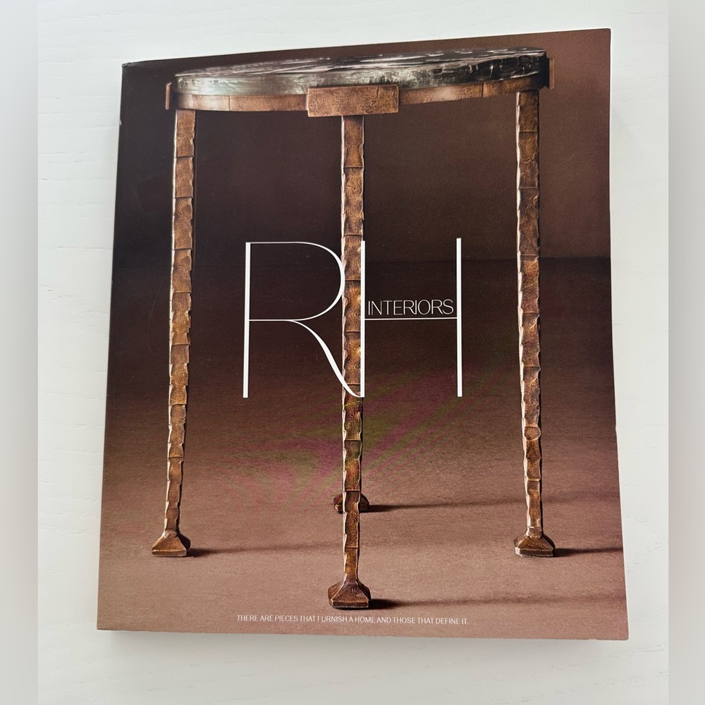 Restoration Hardware RH Interiors Fall 2025 Furniture Catalog Magazine 600 Pages